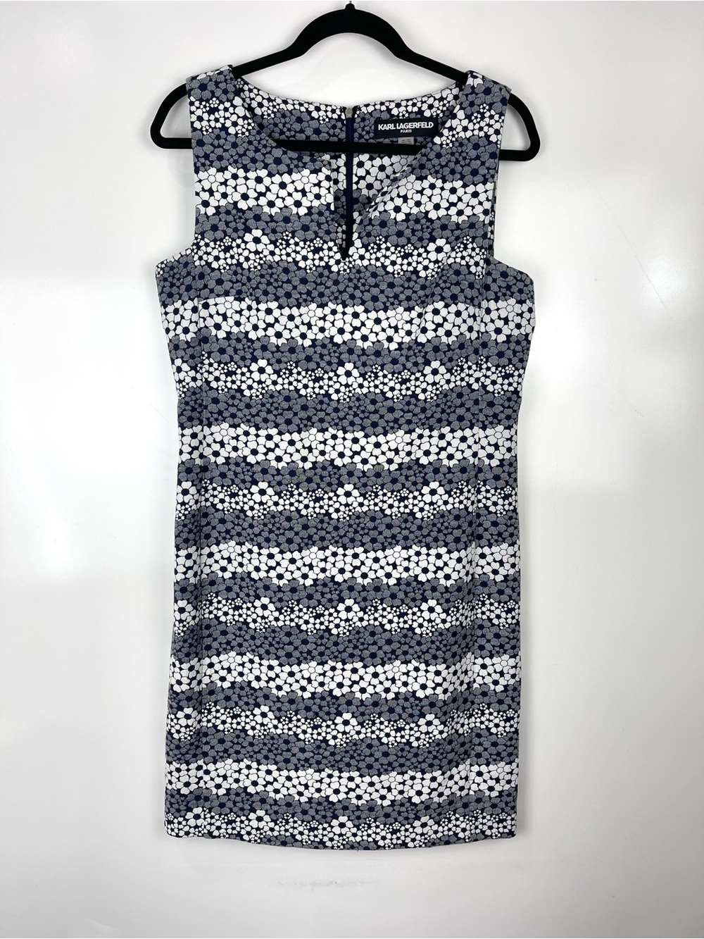 Karl Lagerfeld Sleeveless Floral Sheath Dress Women’s Size 6 Business Casual